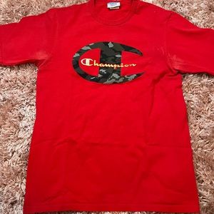 Red mens t shirt